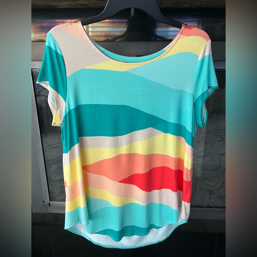 Alfani Short Sleeve Blouse